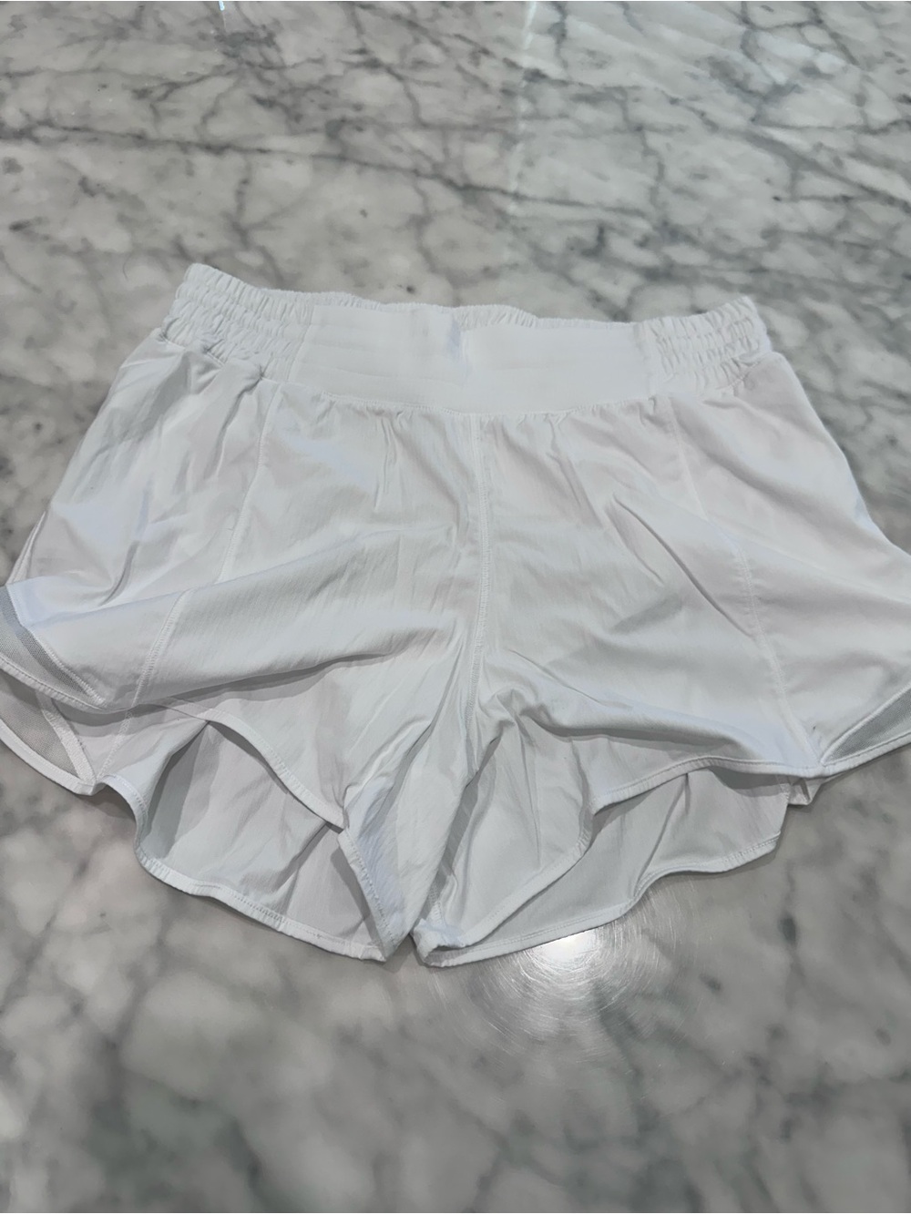 Lululemon Hotty High Rise Women's White Athletic Shorts
